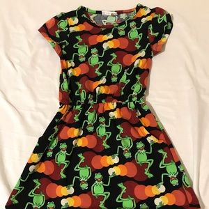 Lularoe Kermit the frog dress